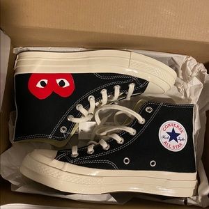 Converse x PLAY Comme des Garçons NWT